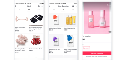 TikTok Shop product listing and live selling mockup
