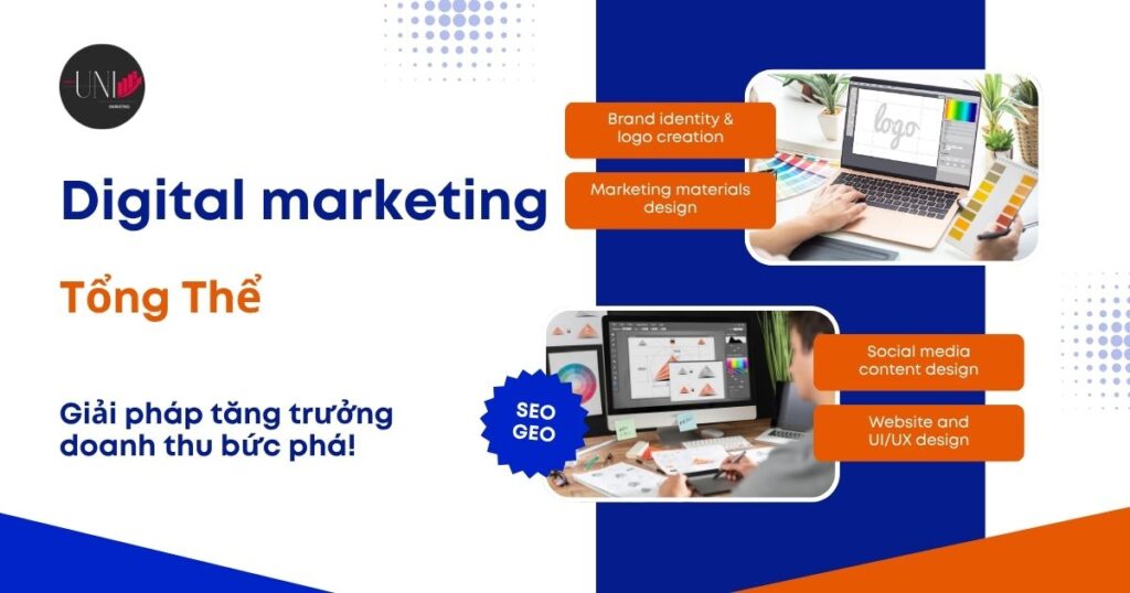Dịch vụ Digital Marketing tổng thể là gì? Giải pháp tăng trưởng doanh thu bứt phá